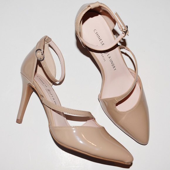 Chinese Laundry Shoes - Chinese Laundry Z-Rocking Nude Patent Leather Pump